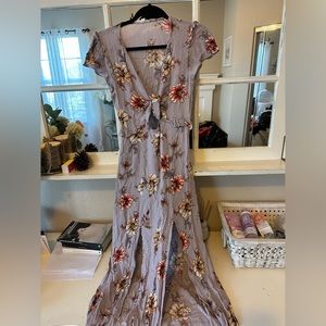 Floral maxi dress